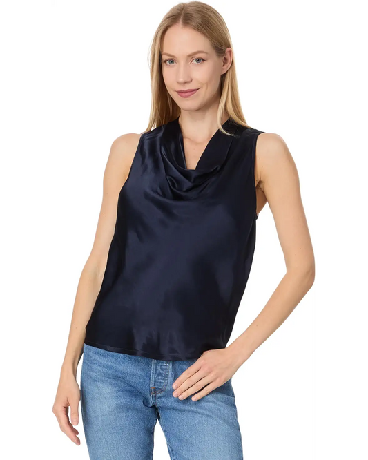 Mitzi Sleeveless Cowl Neck Top