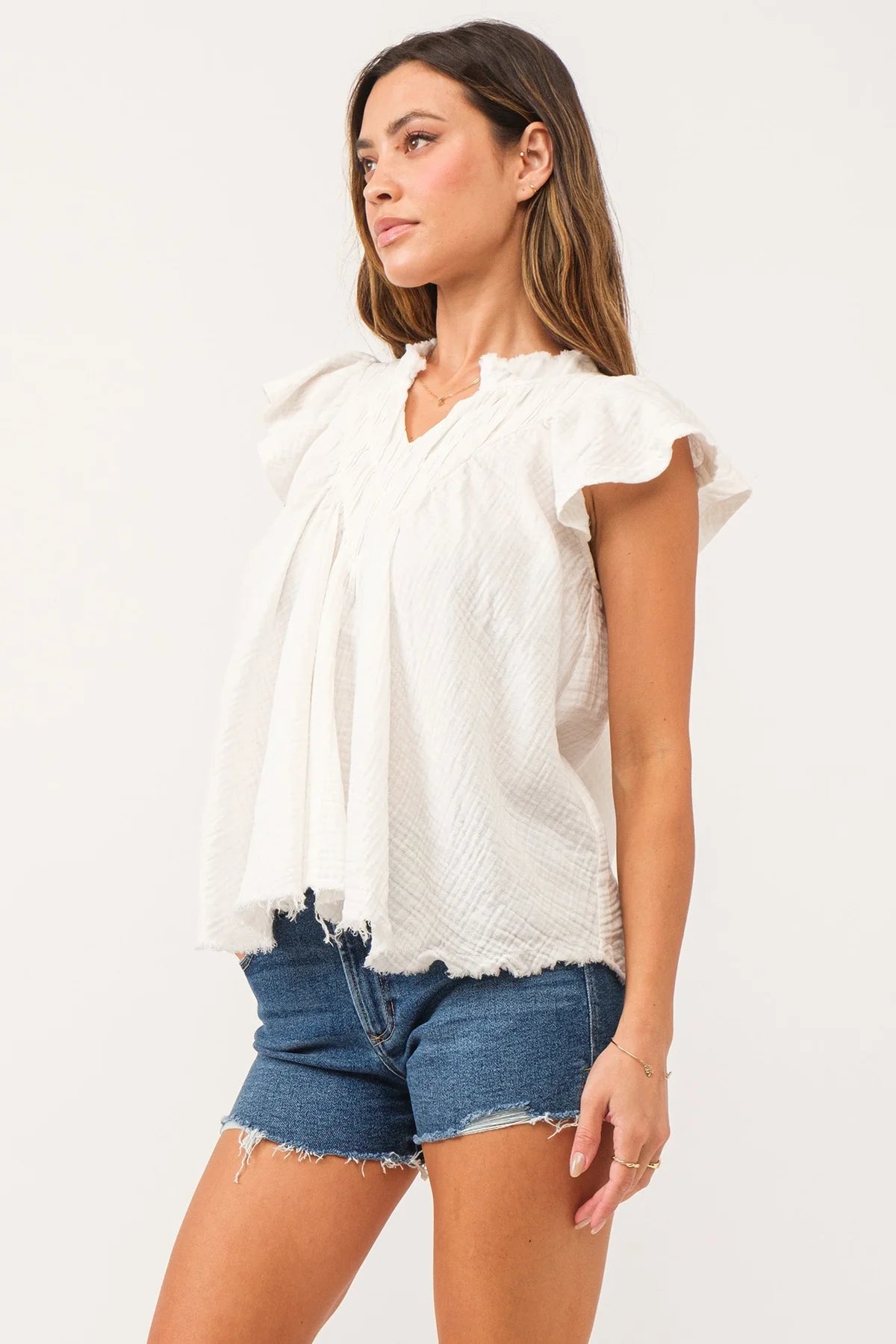 ASTER BILLOW BLOUSE GAUZE