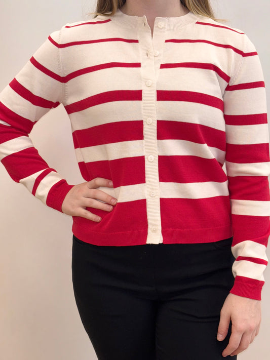 Party Line Striped Cardigan