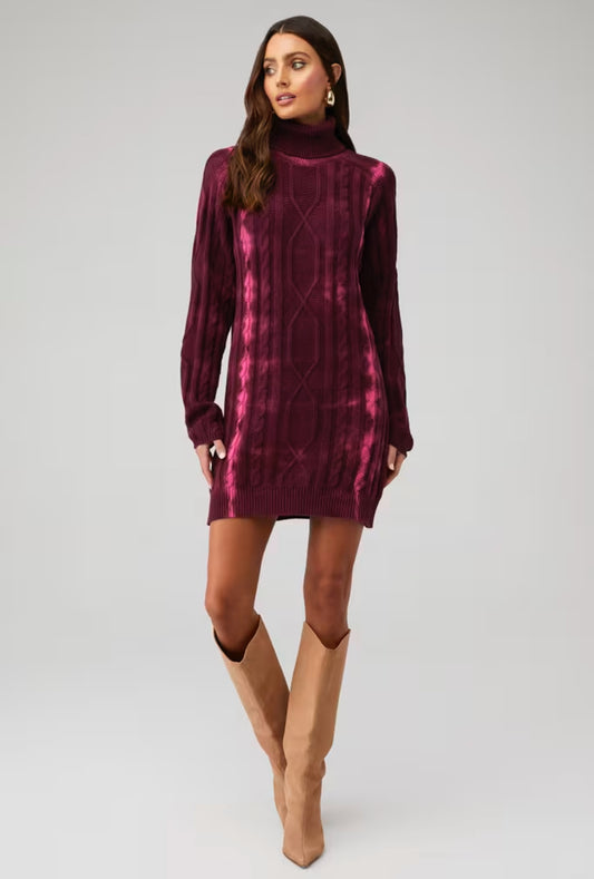 Aurella Cable Knit Dress