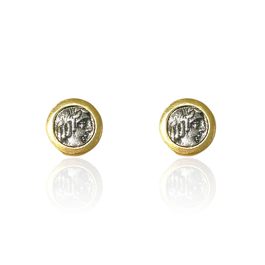 Flora Coin Studs