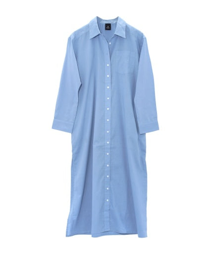 solana maxi shirt dress